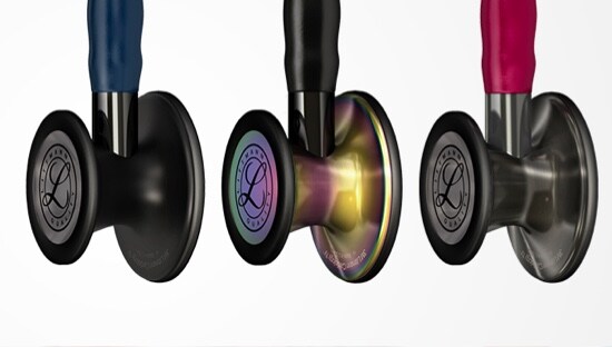 Three 3M™ Littmann® Stethoscopes.
