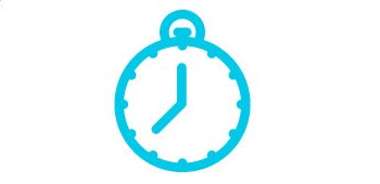 An icon of a stopwatch.
