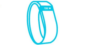 An icon of a fitness wearable.
