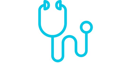 An icon of a stethoscope.
