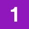 Icon of number one.